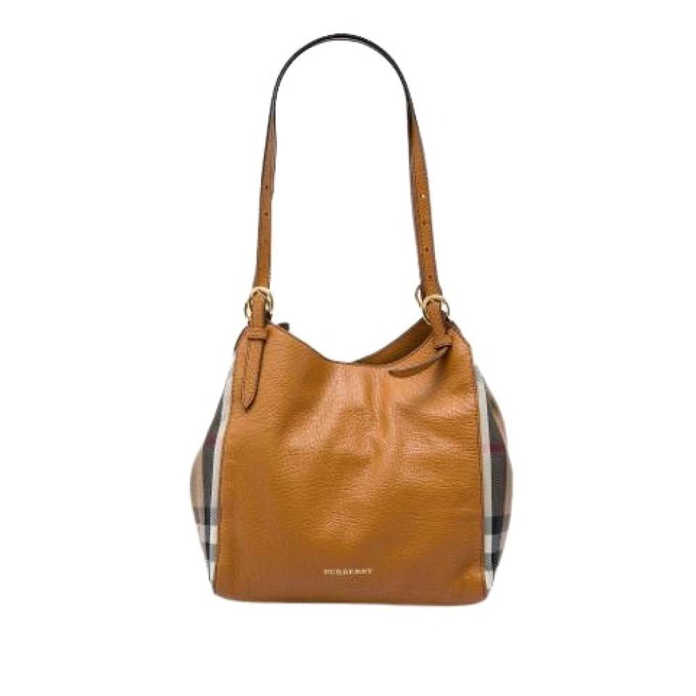 Burberry Vintage Pre-owned Canterbury Tote Bag - Vintage - Dame - Brun - ONE SIZE - Uld