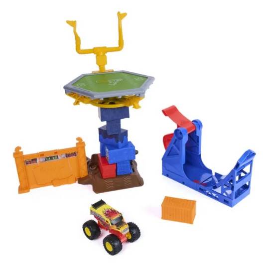 Monster Jam Smash + Bash Crash Playset Monster Jam Biler Playset 74638
