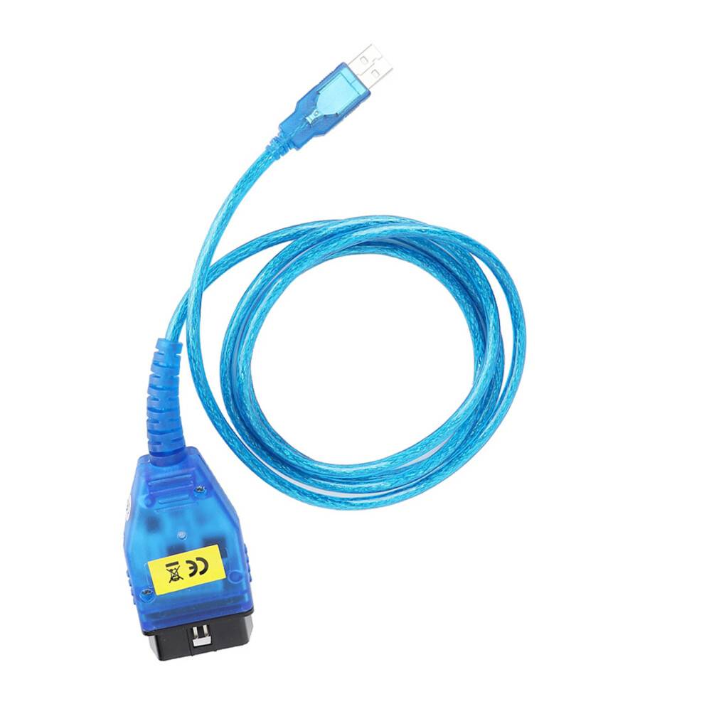 OBD USB-grænseflade til BMW-bildiagnoseværktøj med kontakt, understøtter K CAN og D CAN FT232RL-chip, fulde diagnostiske muligheder op til