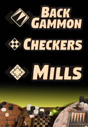 Backgammon + Checkers + Mills
