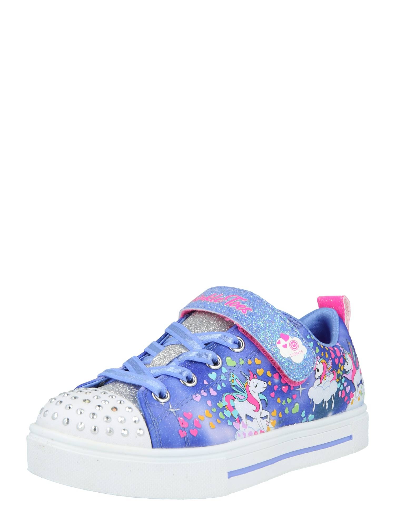 SKECHERS Sneaker 'TWINKLE SPARKS' blå / turkos / rosa