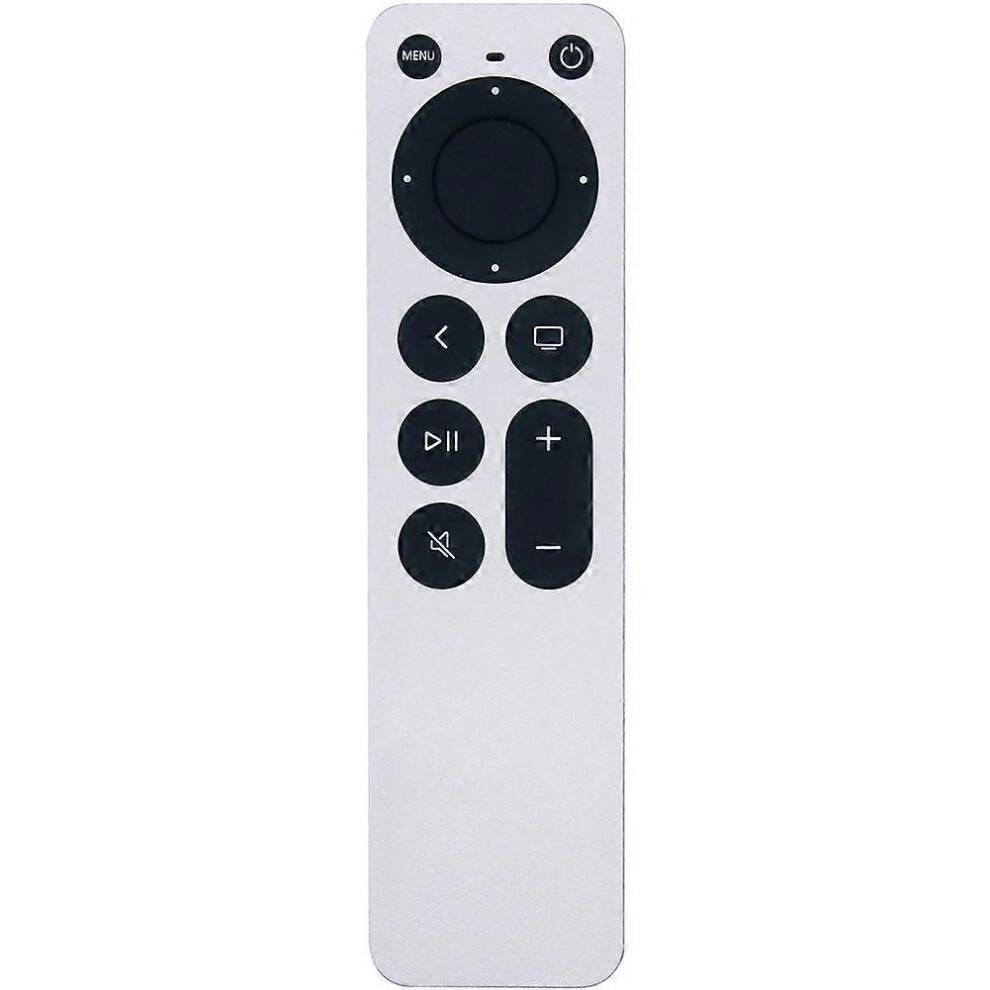 Reservefjernbetjening til alle Apple TV'er, til Apple 4K/ Gen 1 2 3 4/ HD A2169 A1842 A1625, med TV-kontrolfunktion