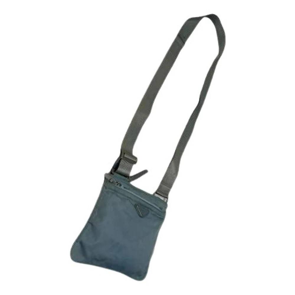 Prada Vintage Pre-owned Vintage Cross Body Bag - Vintage - Dame - Blå - ONE SIZE -