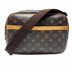 Louis Vuitton Vintage, Pre-owned, Herre, Brun, ONE SIZE, Uld, Pre-owned canvas tasker