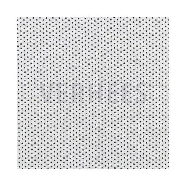 Poplin Mini stars White/navy
