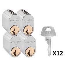 Assa Cylinder 1301 • LL4 • 12 Nycklar