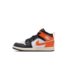 Jordan 1 Mid-sko til mindre børn - Orange - 31.5