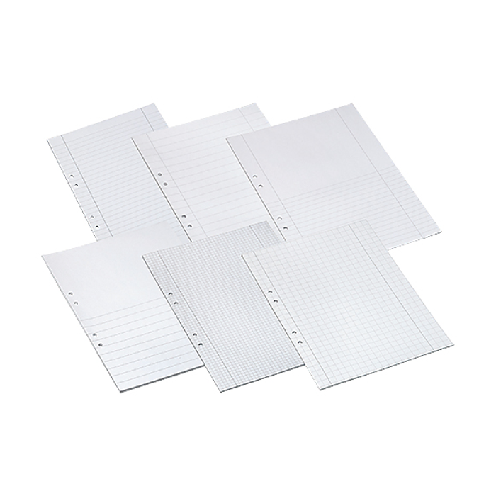 Provskrivningsblad Bantex A3 falsat A4, 18 mm linjering, 250 ark (A3 Linjerat 18mm)