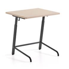 Elevbord AXIOM, ljuddämpande linoleum, antracitgrå/beige
