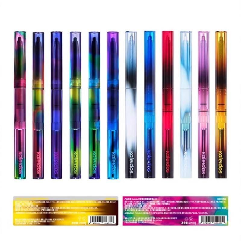 Kaleidos automatisk gelpenna vattentät eyeliner kameleontfärg långvarig glitter metallisk vattentät eyelinerpenna smink