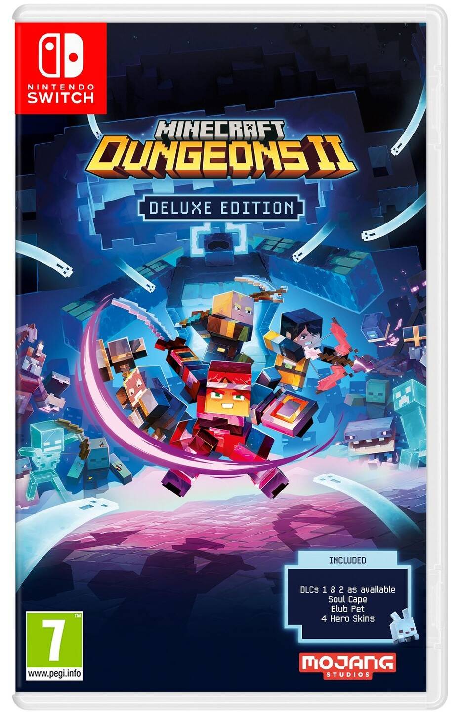 Minecraft Dungeons II Switch Deluxe Edition.