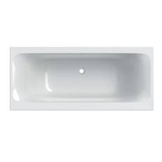 Geberit Tawa Rechteck-Badewanne Duo, schmaler Rand, 170x75cm, weiß