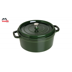 Staub Cocotte støbejern grøn 24 cm