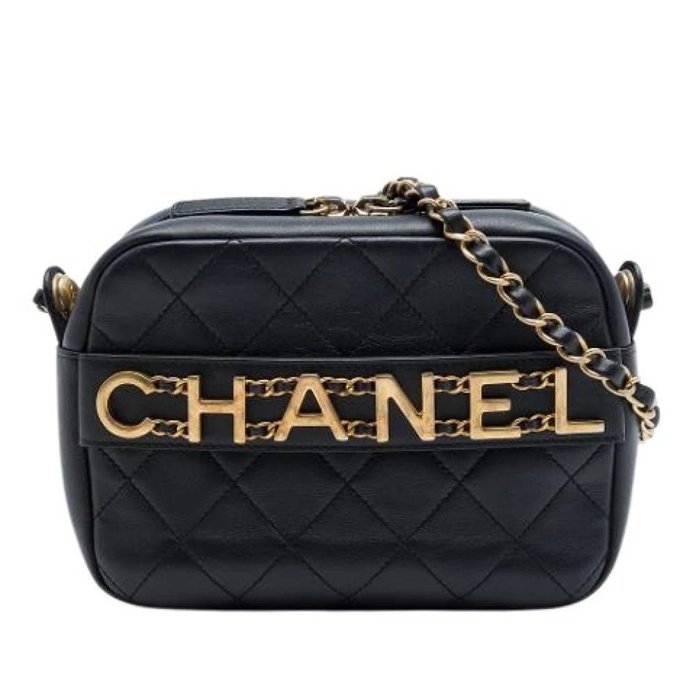 Chanel Vintage Pre-owned Vintage Crossbody Bag - Vintage - Dame - Sort - ONE SIZE - Læder