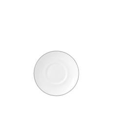 Wedgwood - Vera Wang Blanc Sur Blanc Espresso Saucer - Assietter - Vera Wang - Hvid