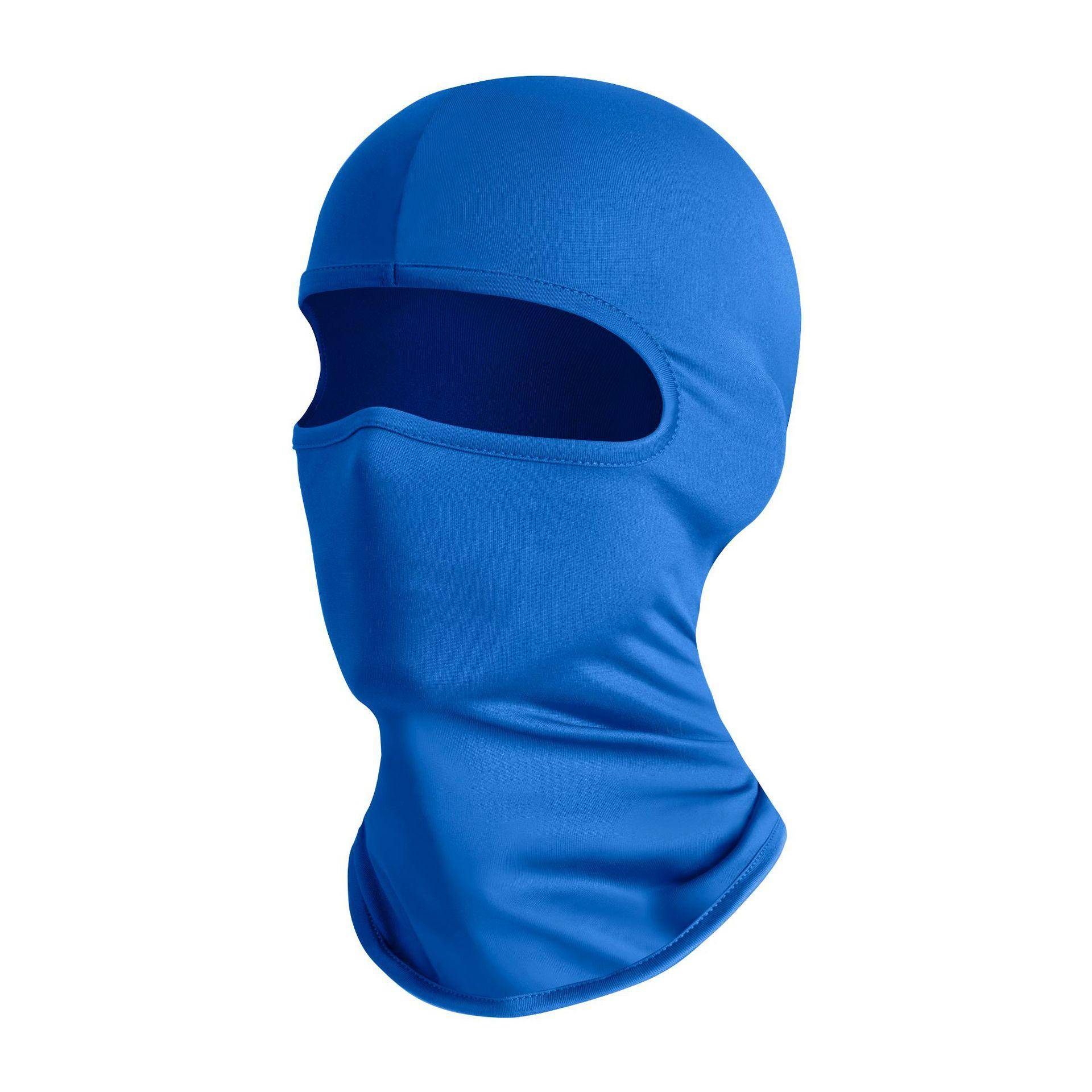 Summer Cycling Cap for Men Full Face Balaclava Mask Motorcycle Bicycle Helmet Hat Bandana Hood Breathable Face Shield Biker Mask blå