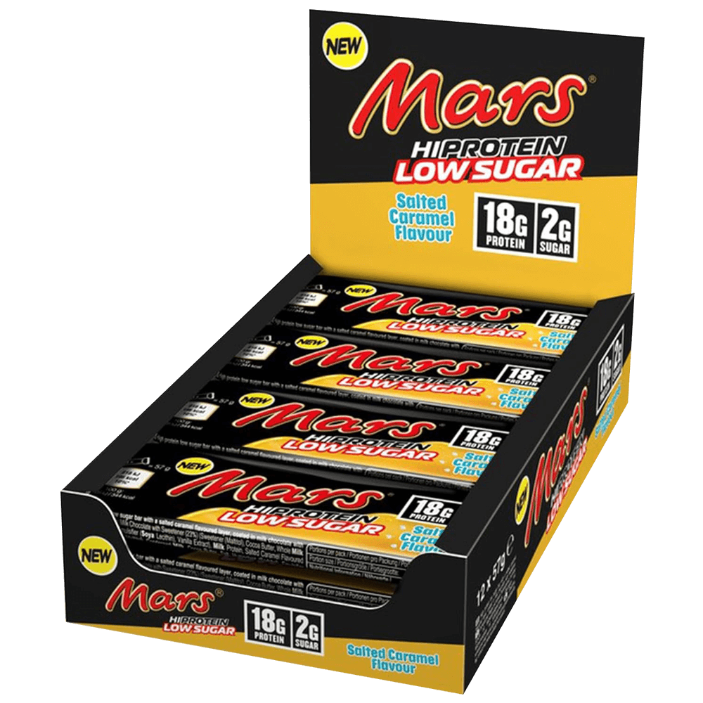Mars Protein Mars Hi-Protein Salted Caramel Low Sugar Bar - 10x57g.