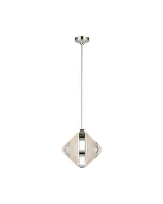 Copper Coast 15" Pendant Karo Cut Nickel
