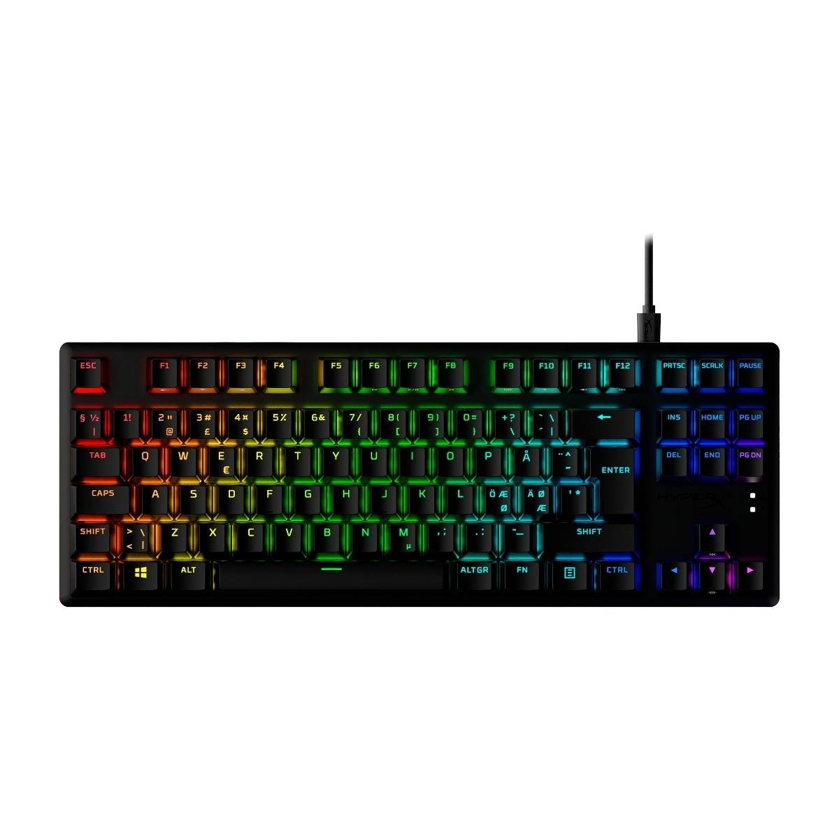 HyperX Alloy Origins Core PBT gaming tastatur, HyperX Red.