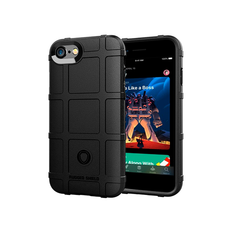 iPhone 7/8/SE(2020/2022) - RUGGED SHIELD™ Stødsikkert Håndværker Cover - Sort