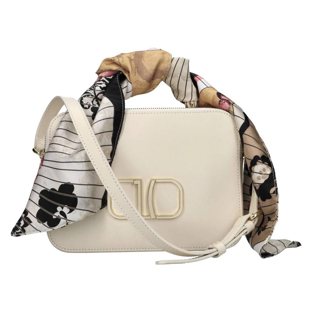 Alviero Martini 1a Classe Læder Skuldertaske - Tasker - Dame - Beige - ONE SIZE - Uld