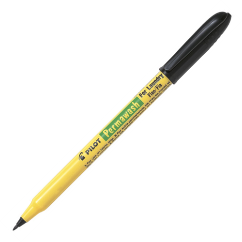 Pilot tekstilmarker PERMAwash Hi-tec laundty-tec marker.