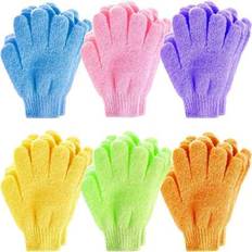 8/16 st exfolierande badhandskar, badhandskar, dubbelsidiga exfolierande handskar för spa, massage och kroppsskrubb, kroppsskrubb badtillbehör daglig - Multifärgad (Multi-size)