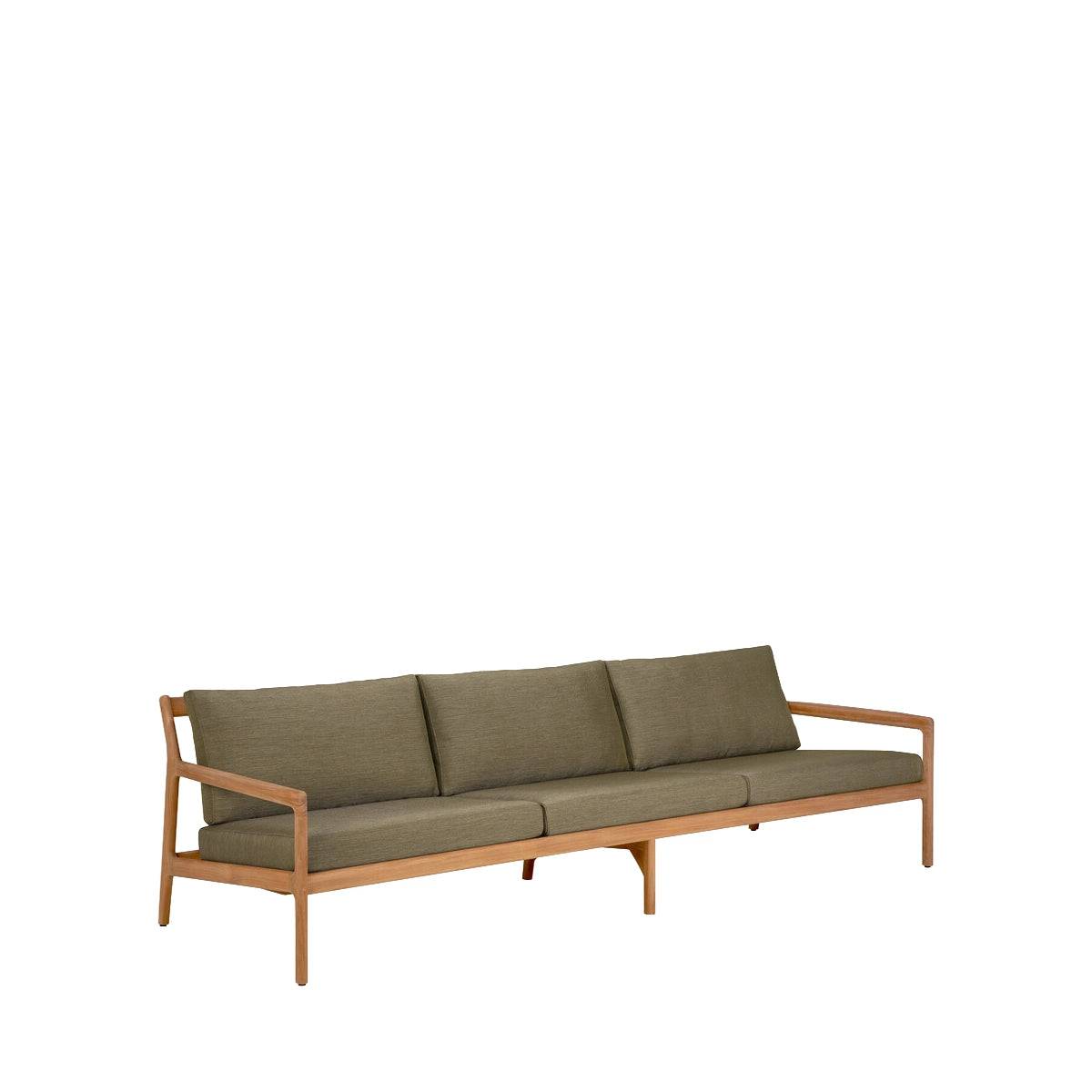 Ethnicraft Teak Jack Outdoor Sofa - 265cm - Green