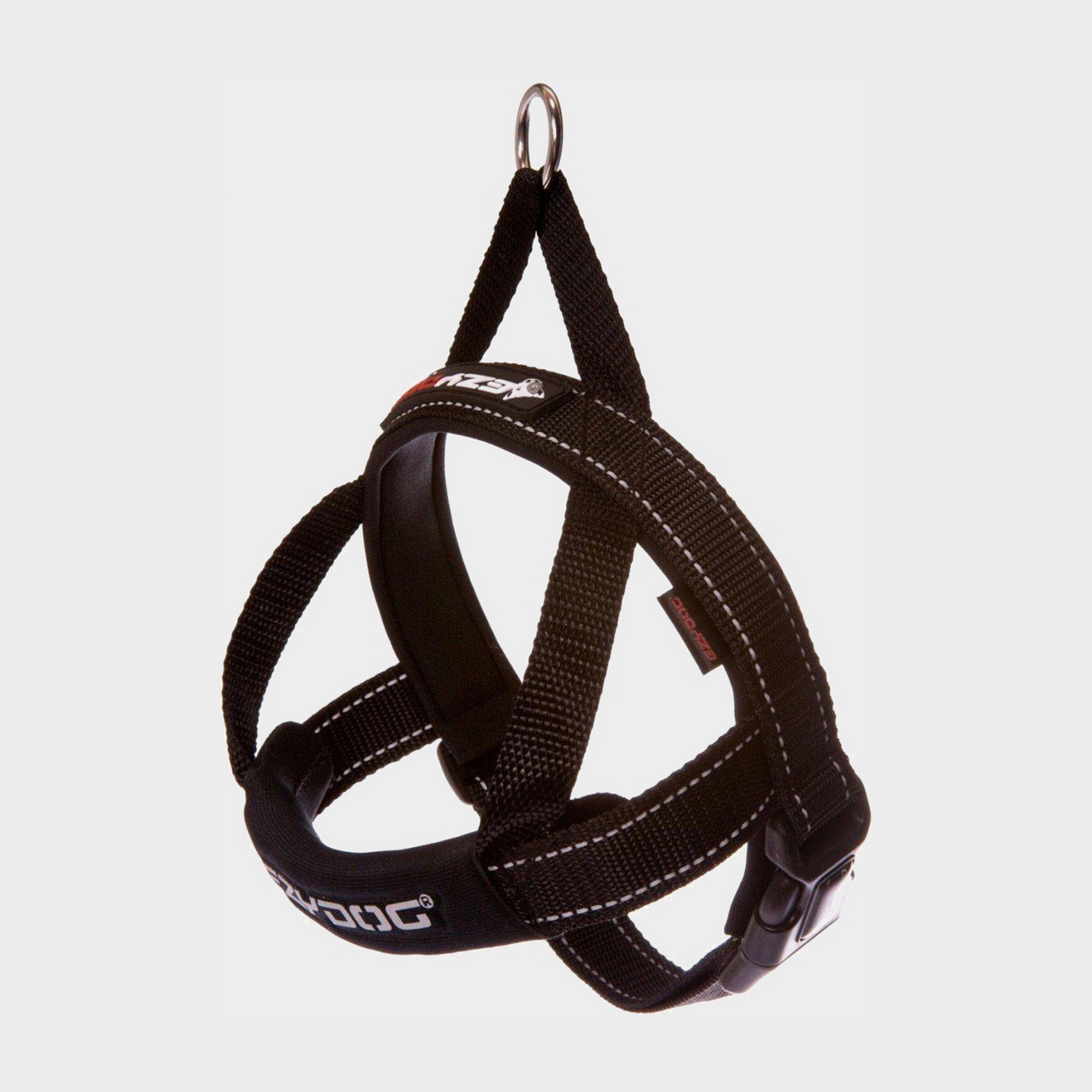 EzyDog Quick Fit Dog Harness (XS), Black