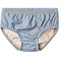 Wheat Bade Blebuks Philip Stl. 74/9m pojkar - Babybadbyxor Från Magasin - Blue Swim Stripe (74/9m)