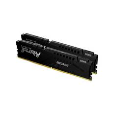 Kingston 64GB (2x 32 GB) DDR5, 6000MHz, CL36, 1,35V, FURY Beast - Svart