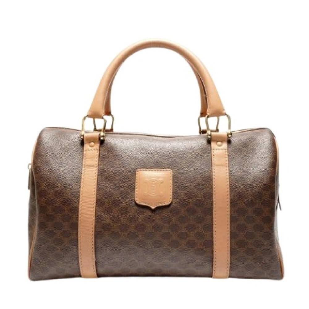 Celine Vintage Pre-owned Vintage Boston Taske - Vintage - Dame - Brun - ONE SIZE - Tyl