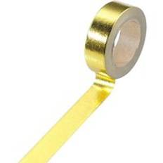 15mm*10m japanska kawaii gör det själv scrapbooking verktyg guldfolie washi tejp guld/silver/koppar/rosa/grön färg maskeringstejp