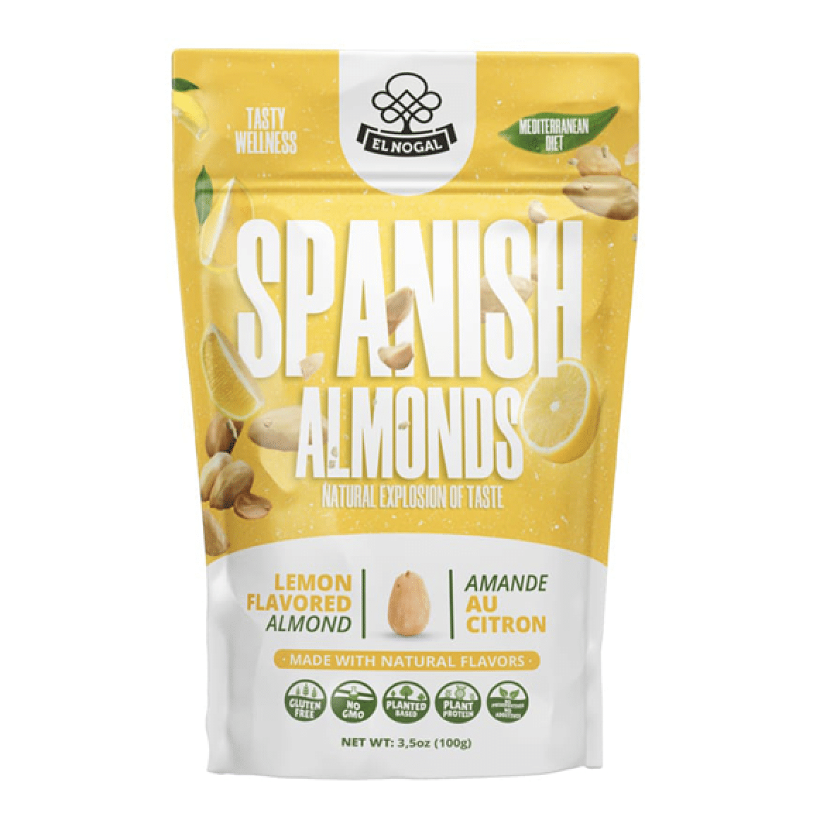 Spanske mandler med citron - 100 gram
