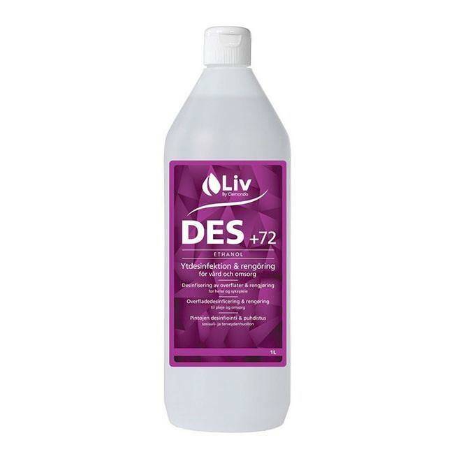 Liv DES +72 ytdesinfektion 1 l, OBS! Utg datum se mer info