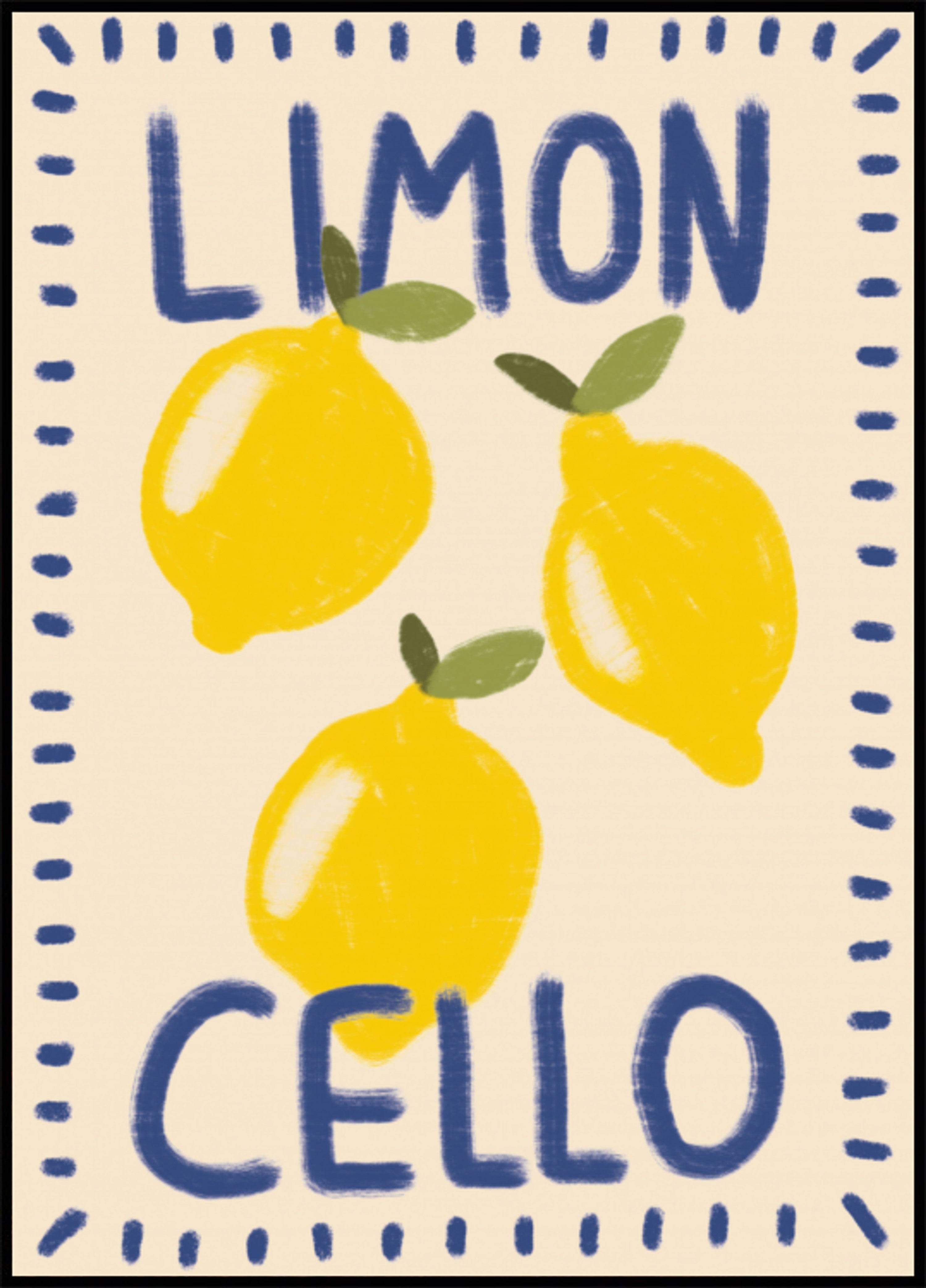 Fresh Limoncello Lemons (21x30) - Plakater > Osorterade verk