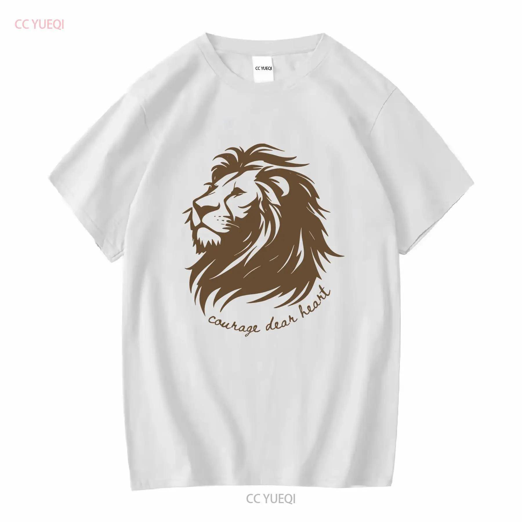 Narnia Krönikan T-shirt Mod Modigt Hjärta Lejonet Bokälskare Bokmal Maskklubben Bibliotek långa eller korta ärmar vintage cm gray