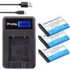 1800 mah li -40b li -42b en -el10 batteri + lcd-laddare för olympus li 40b 42b, nikon en el10, finepix xp70 xp60 xp50 t550