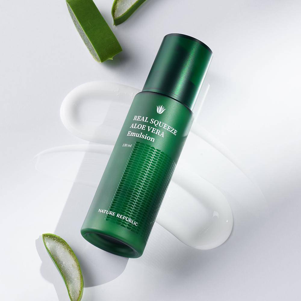 Nature Republic Real Squeeze Aloe Vera Emulsion (130ml)
