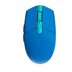 G305 LIGHTSPEED Trådlös Spelmus, Hero 12K-sensor, 12 000 DPI, Lätt, 6 Programmerbara Knappar (Blå)