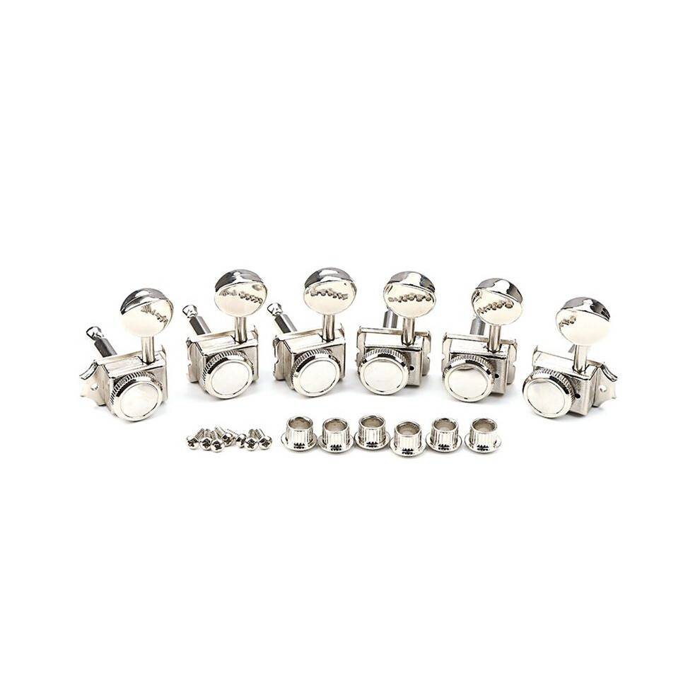 6pcs Guitar Locking Tuners Left-Handed Locking Guitar Tuning Pegs Instrument Accessories