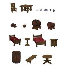 D&D Icons of the Realms Miniaturen vorbemalt The Yawning Portal Inn - Beds & Bottles