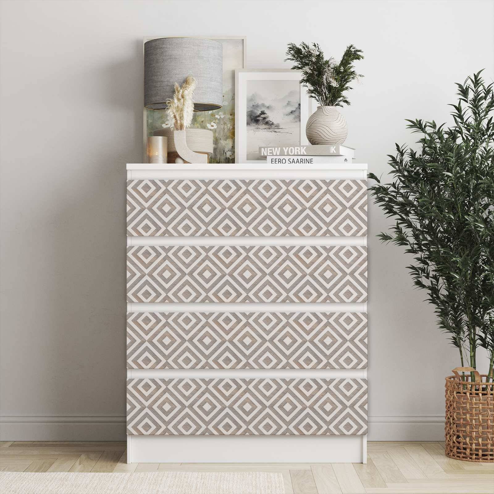 Självhäftande klistermärken – Ikea Malm Dekaler / Välj Storlek / Diamantsten