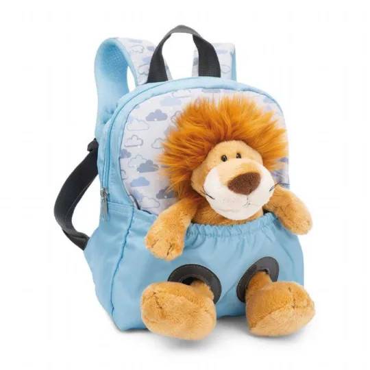 Rygsæk med bamse, løve blå Børnerygsæk og tasker 498486