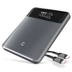 Ultratunn Powerbank 20000mAh för Laptop - 100W 4 Portars USB C Power Bank, Bärbart Batteri, kompatibel med Dell, Macbook Pro, Surface, ASUS, Acer, Lenovo, Steam Deck, Switch