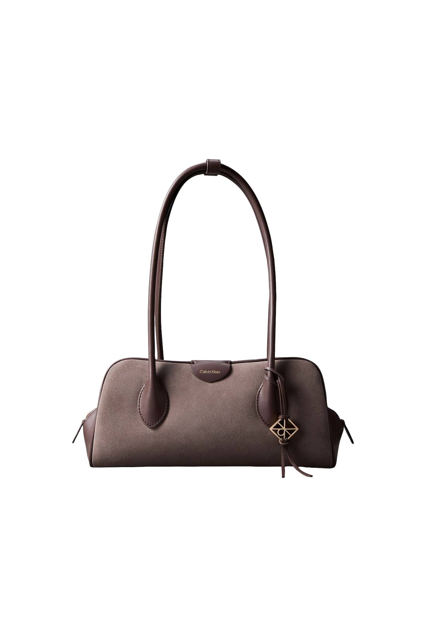 Calvin Klein Skuldertaske 'TRIO'  choko