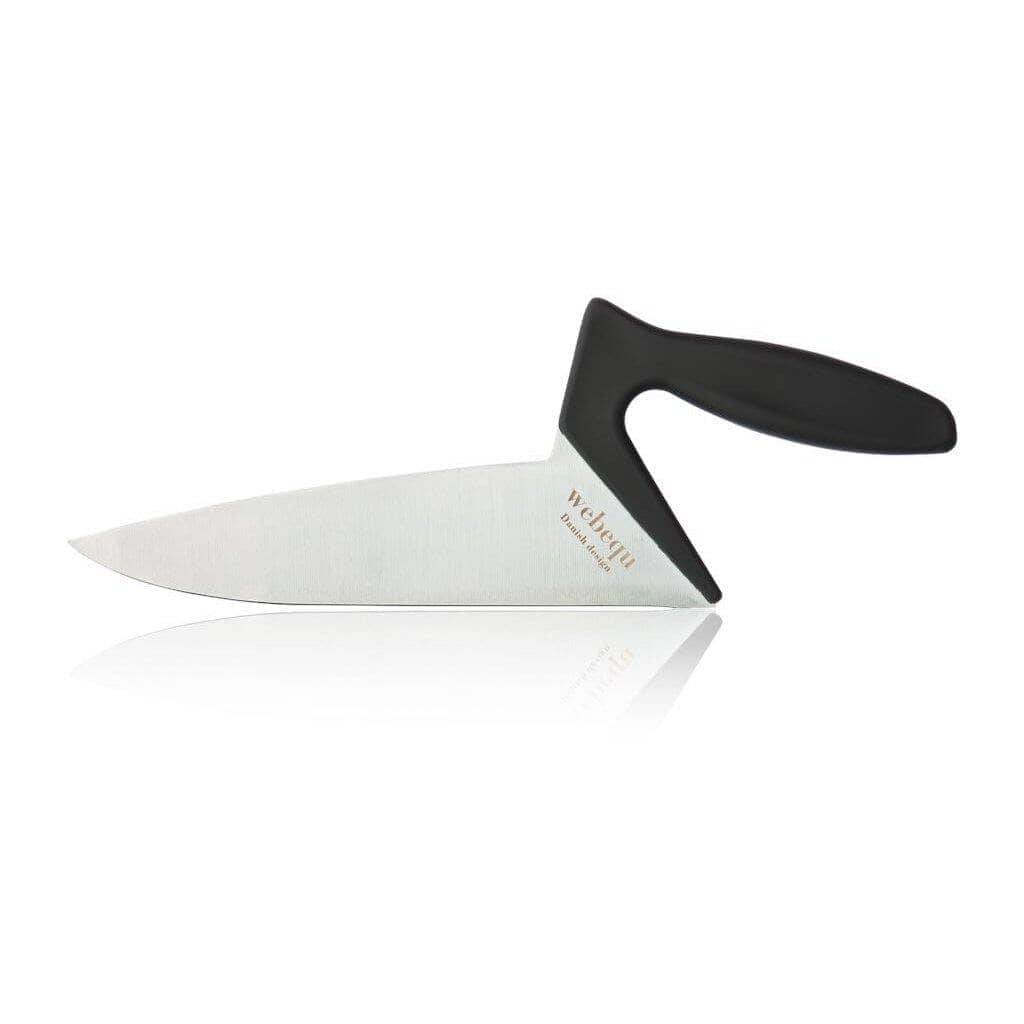 Ergonomisk Kokkekniv, soft touch - unik og let. 22,2 cm. Fås i 5 unikke farver - Blå