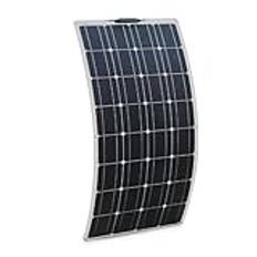 Ny 100W flexibel solpanel 12V 24V panel Solar 100W monokristallin batteriladdare för Rv Electric Car Camping Yacht