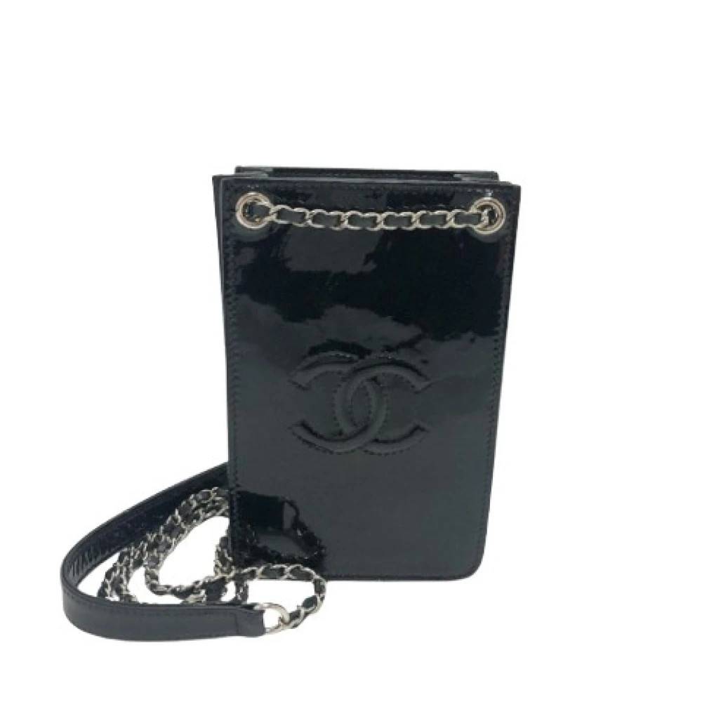 Chanel Vintage Pre-owned Pouch Skuldertaske - Vintage - unisex - Sort - ONE SIZE - Uld