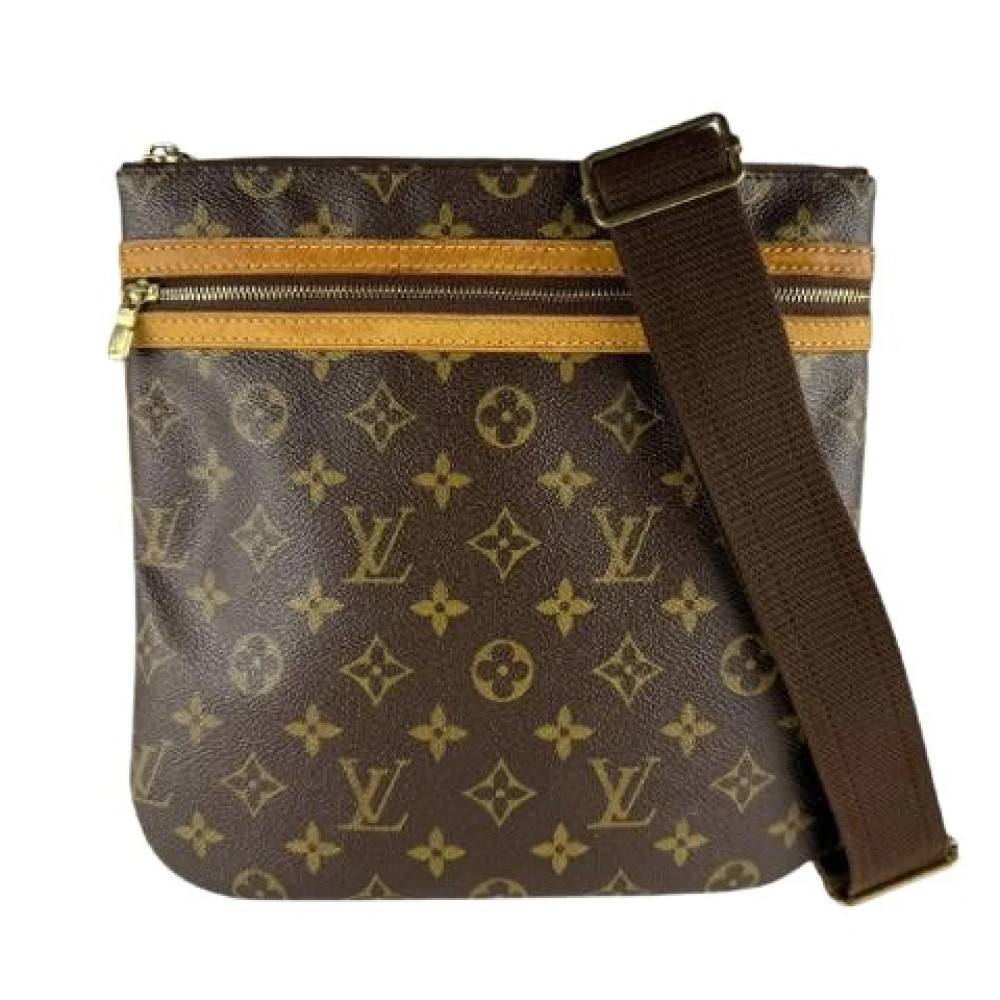 Louis Vuitton Vintage Pre-owned Pochette Skuldertaske - Vintage - Dame - Brun - ONE SIZE - Uld